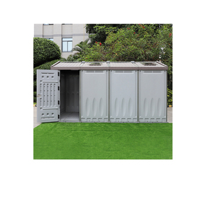 Atacado novas tendências casa pré-fabricada casa pré-fabricada galpão jardim verde galpão de armazenamento ao ar livre casa galpões verdes