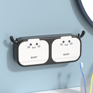 キッチンソープコンテナ家庭用アクセサリードライホルダー壁取り付け