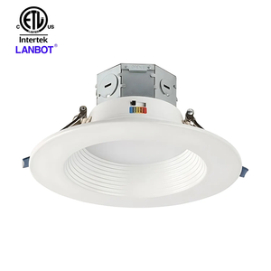 天井灯ETL 4 "バッフルレシックダウンライト統合LEDライト9W 5CCTクイック/イージーキャンレス設置 - Product Image 3