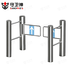 Cancello automatico della barriera dell'oscillazione pedonale di controllo di accesso dell'uscita e dell'entrata per il supermercato - Product Image 2