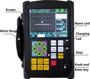 具有自动回波度功能的KUT-650发光二极管真彩显示超声波探伤仪 - Product Image 2