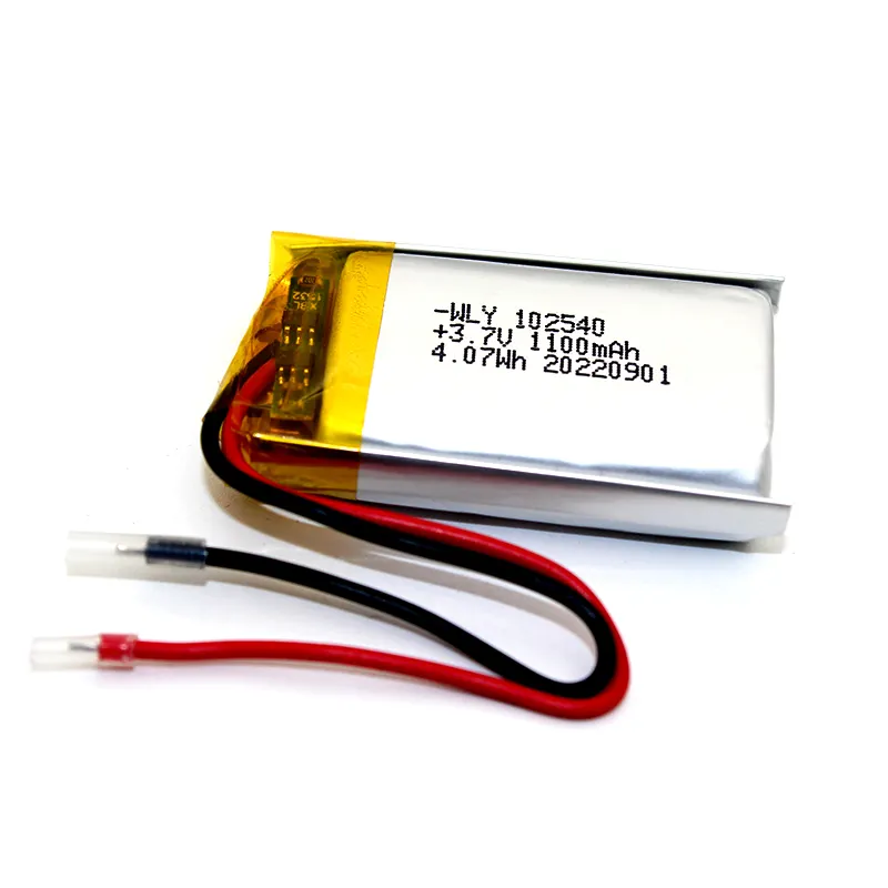 KC Lithium Ion Polymer Battery WLY 102540 1100mah 3.7v Bateria Lipo para o sistema AV do carro