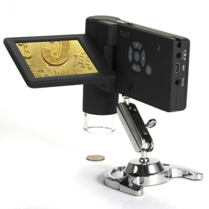 带液晶显示屏的BestScope BPM-350P 20X-300X放大倍率便携式数字显微镜 - Product Image 1