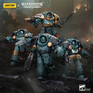 High Quality Joy Toy 1/18 Model Joints Sons of Horus Tartaros Terminator Squad Sergeant <strong>Warhammer</strong> 40K Action Figures Toy - Product Image 2