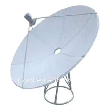 Precio de productor C-band-240CM Antena de malla negra grande