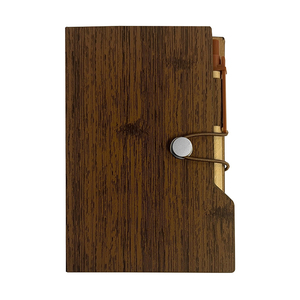 Bloc de notas adhesivas Eco Memo personalizado Bloc de notas pequeño Cuaderno de notas de papel Kraft con bolígrafo Logotipo personalizado