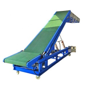 Truck <strong>Unloading</strong> <strong>System</strong> Transition <strong>Conveyor</strong> Portable Grain Belt Loader <strong>Conveyor</strong> - Product Image 1