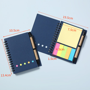 Bloc de notas de diario de Color con logotipo personalizable con bolígrafo, notas adhesivas, cuaderno impreso, promoción, carpeta personalizada, blocs de notas con bolígrafo - Product Image 5