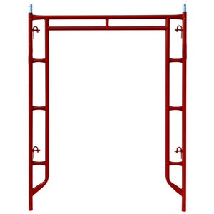 China Fábrica De Aço Galvanizado Encadernação De Reforço De Concreto Andaimes Móveis Construção Escada Quadro Andaimes