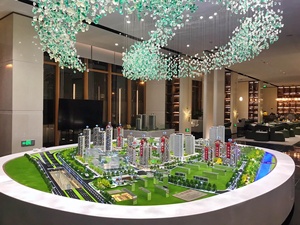 新设计建筑家居模型当代3D房地产微型建筑模型 - Product Image 3