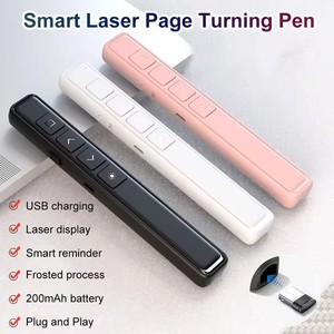 Tragbares leistungsstarkes rotlicht Laser Stift Klicker-Zeiger Fernbedienung professioneller kabelloser PPT-Zeiger USB-Anzeiger