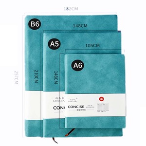 B6 A5 A6 <strong>Custom</strong>-<strong>Printed</strong> Leather Hardcover Journal <strong>Notebook</strong> Personalized Logo Plain Note Book for Students and School Use - Product Image 1