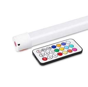 RGB el şarj edilebilir LED tüp lamba 30/60/120cm renkli RC kontrol tüpleri 360D dönebilir braket ile atmosfer ışığı tüp - Product Image 6