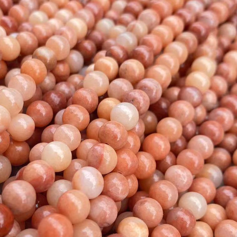 #6 Aventurine rose-couleur unie