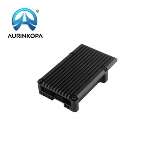 Caja de aleación de aluminio (H) para Raspberry Pi 5 con ventilador de temperatura controlada con pasta térmica, destornillador y llave hexagonal - Product Image 3