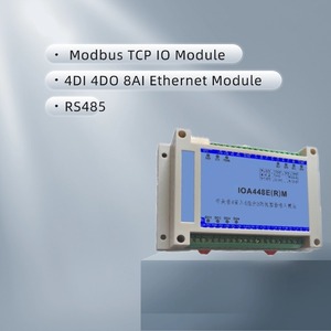Modbus TCP IO Modul 4DI 4DO 8AI mit RS485 DIN Schienen halterung für die industrielle Automatisierung - Product Image 2