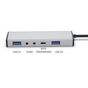 热卖usb-c至USB 3.0*2适配器，带数据传输和音频，用于麦克风和耳机USB C至5 En 1适配器有现货 - Product Image 5
