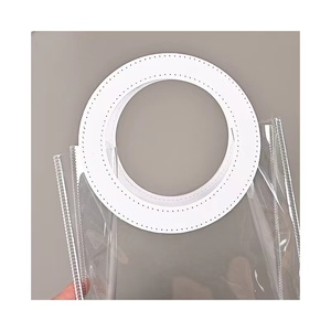 定制低最小起订量透明标志印花小不同手柄形状透明pvc袋 - Product Image 6
