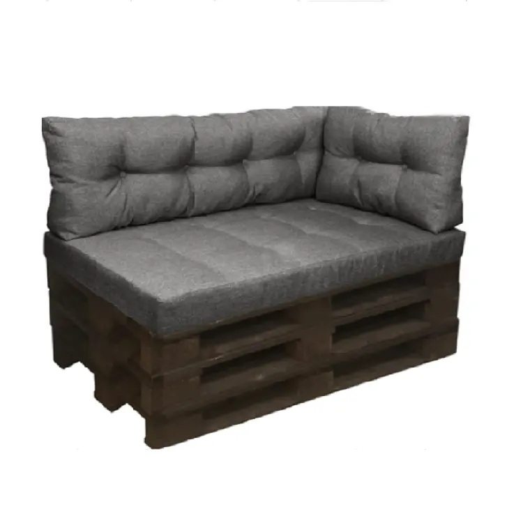 Cojín impermeable de Patio para exteriores, cojín de madera para sofá, asiento de jardín, mueble trasero