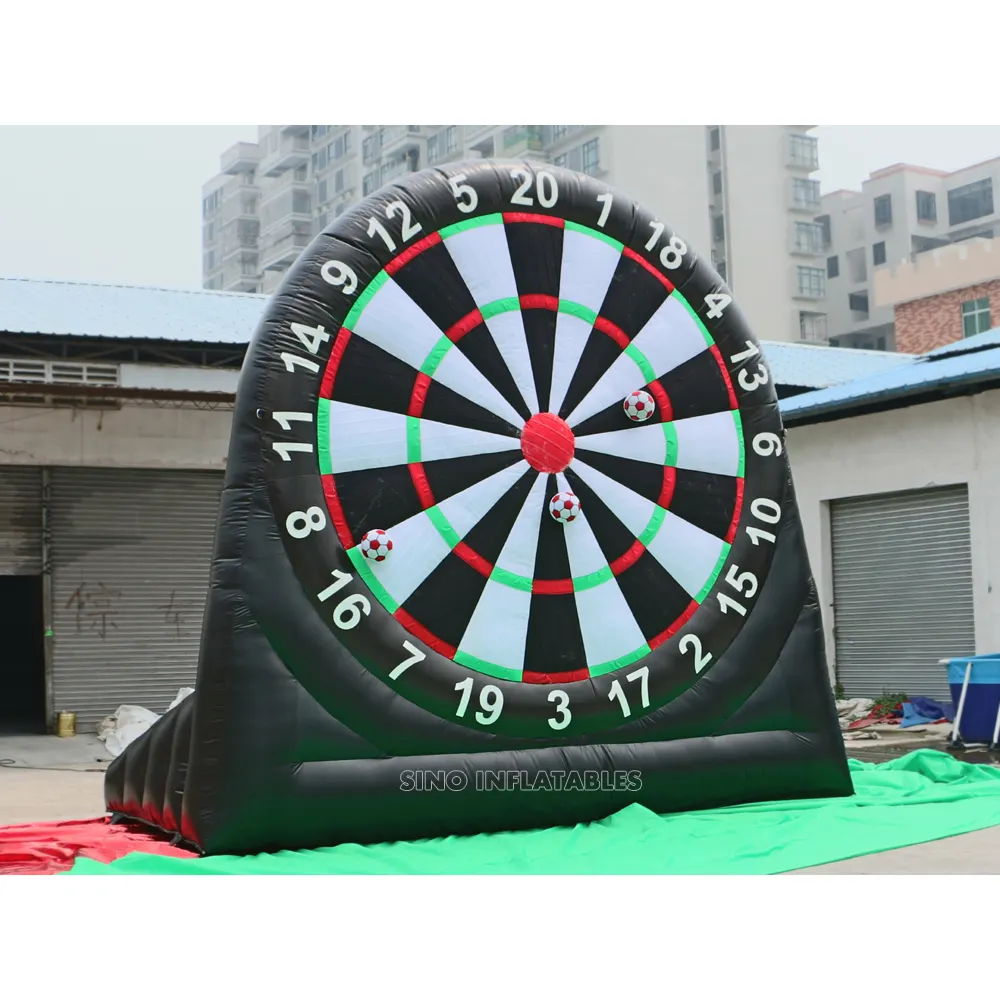 5 meter hoge giant opblaasbare voetbal dartbord voor kids N volwassenen voetbal spelen oefening entertainment