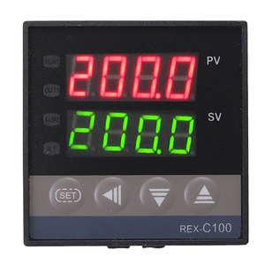 Controlador de temperatura que indica calefacción, control de temperatura digital PID de entrada múltiple de