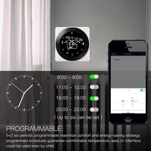 Tuya WiFi Thermostat 16A 230V Smart Home APP-Steuerung Digitale Programmierung für moderne elektrische Fußboden heizung für Hotels - Product Image 5