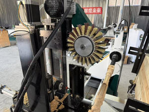 Di alta qualità AR1020 1530 carico automatico scarico torsione levigatura legno alimentazione automatica macchina tornio per sedie tavolo mobili gambe - Product Image 2