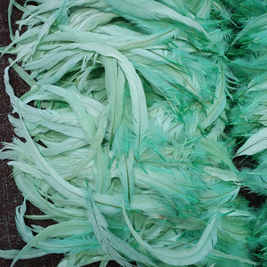 天然 30-35厘米染色漂白后的公鸡羽毛狂欢节花彩装饰