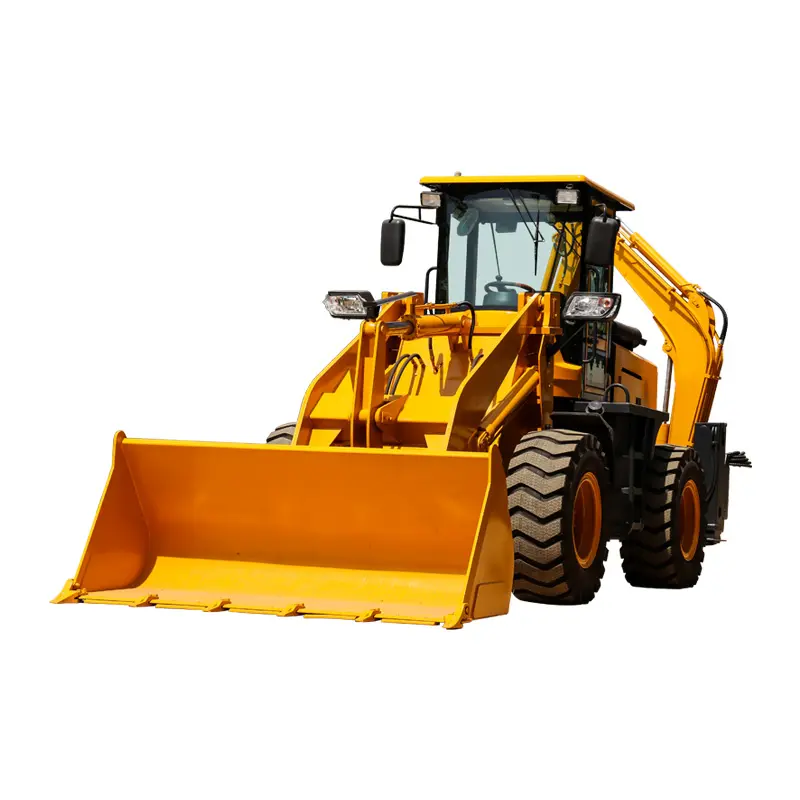 Newset high performance 4x4 wheel loader with backhoe with affordable price