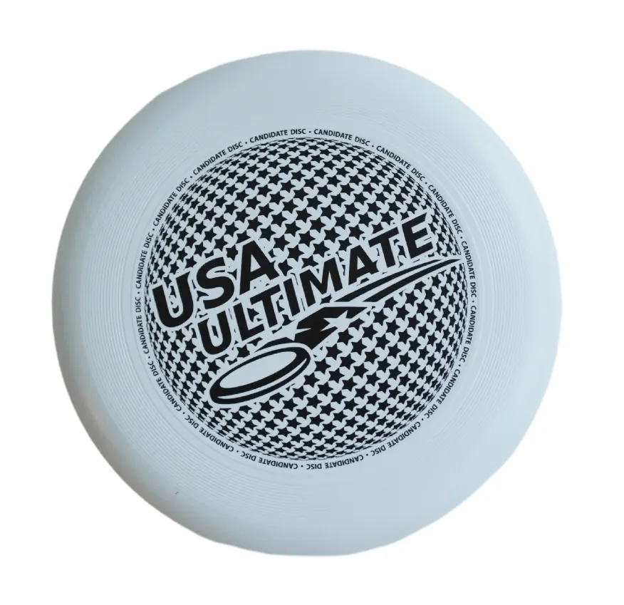 Disco voador Ultimate com certificação USAU, disco de plástico reciclado PP para cães de estimação, brinquedo de praia para crianças, disco frisbeed