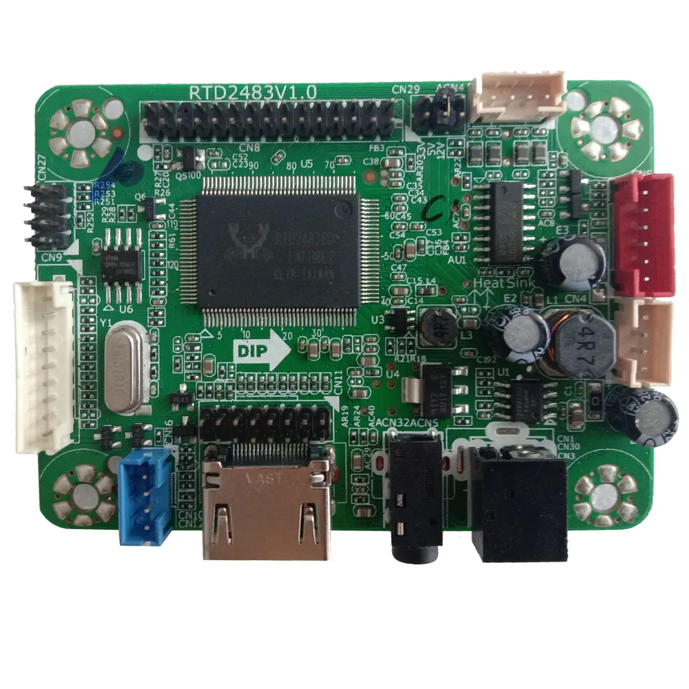 Placa de controlador tft, módulos lcd ops v-by-one 4k 60hz com interface i2c