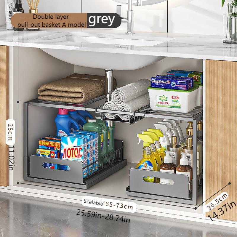 Gray & Single Removable Basket