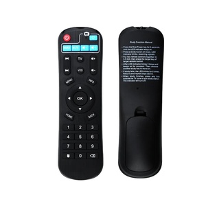 OEM ODM universale Smart IR telecomando con funzione di apprendimento RF comunicazione Wireless TV Box in plastica telecomando in silicone tastiera - Product Image 1