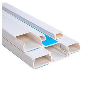 Self-Adhesive PVC <strong>Cable</strong> Trunking 20mm X 10mm Mini <strong>Cable</strong> <strong>Tidy</strong> 1mtr Extruded Electrical Conduit Trunk Cutting Processing Service - Product Image 4