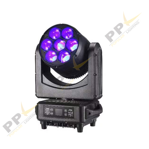 7x60 arı gözü 7*60w RGBW 4in1 DMX 512 7x40W LED yıkama Zoom sahne kulübü bar için hareketli kafa ışık - Product Image 5