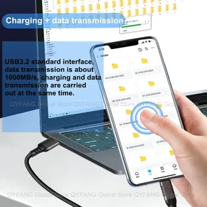 USB3.2 10Gbps kablo USB tip A USB C 3.1/3.2 Cable kablo veri transferi USB C SSD sabit Disk kablo 3A 60W QC 3.0 hızlı şarj - Product Image 3