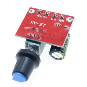 5A 90W PWM 12V DC Motor drehzahl regler Modul DC-DC 5V-35V Einstellbarer Drehzahl regler Reglersc halter 24V - Product Image 3