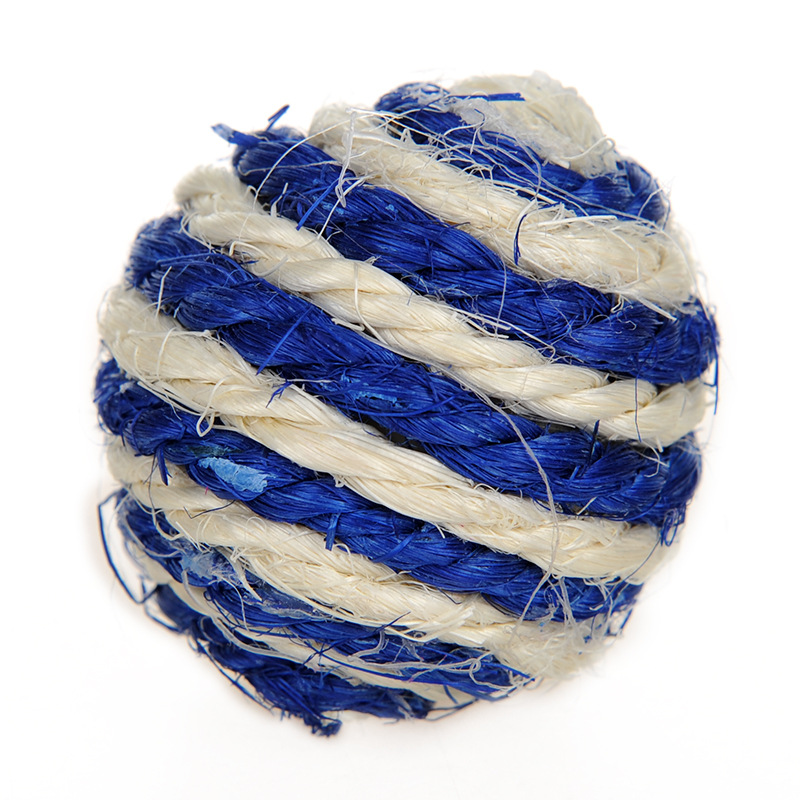 Boule de sisal (bleu et blanc) 4,2-4,4CM
