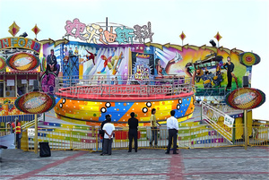 Professional Manufacturer's Funny Disco Tagada Rides Fun Amusement Park Equipment Kids Indoor Outdoor Use Fair Disco Tagada Sale