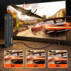 Interruptor de vídeo ultra hdr, 8k 60hz 4k 120hz hdmi 3d interruptor/comutador 5x1 5 entradas hdmi
