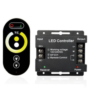 Controlador LED con Control remoto RF táctil, atenuación PWM de 6 teclas, 12V, 24V, un solo Color, Mono CCT, RGB, tira de luces led, regulador de intensidad - Product Image 3