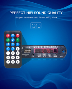 Para Bluetooth 5,3, módulo receptor estéreo de circuito sin pérdidas, altavoz de coche, pantalla de colores de Audio, MP3 para placa decodificadora Bluetooth FM - Product Image 6