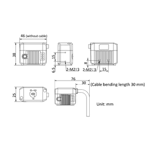 Escáner industrial de montaje fijo con interfaz USB IP65, módulo QR de código de barras 2D para código Datamatrix de movimiento rápido, en stock, 1 unidad - Product Image 6