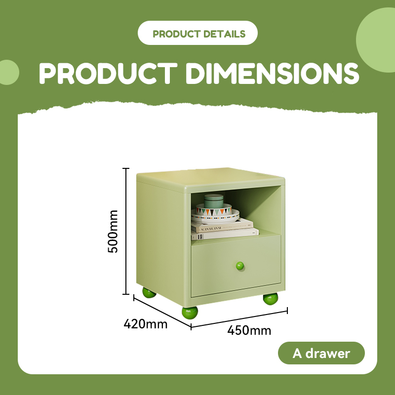 Green one-drawer version