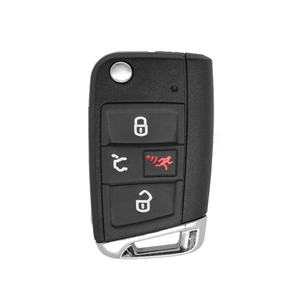 Yüksek kalite V-W 2015-2019G-olf GTI 4 düğmeler ASK433 MHz akıllı anahtar MQB AES ID88 HU66 katlanır araba anahtarı için V-W Fob araç anahtarı - Product Image 1