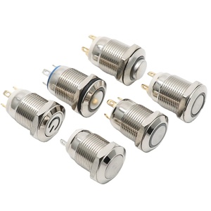 Impermeabile momentaneo Led Self Lock in plastica metallo pulsante di accensione diversi tipi di interruttore a pulsante - Product Image 3
