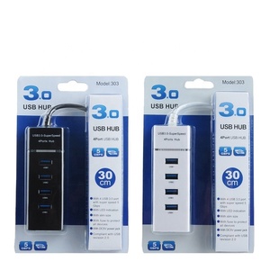 Mini USB Splitter One-to-Four Converter for Phone Charging &amp; Data <strong>Computer</strong> Notebook Multi-USB Port - Product Image 4