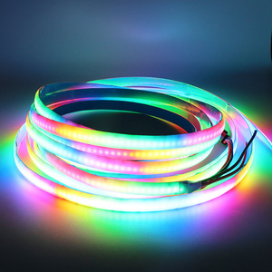 Бесшовная лента COB RGB 12 В 5 м Катушка 512 720 светодиодов/м IP20 CE RoHS программируемые эффекты сценического освещения - Product Image 1