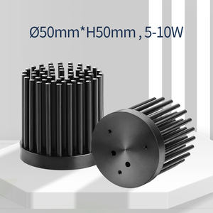 <strong>50mm</strong> Diameter Dongguan Strength Round Cnc Aluminum Oxide Cooler <strong>Heatsink</strong> Heat Sinks Pin Fin <strong>Heatsink</strong> - Product Image 6