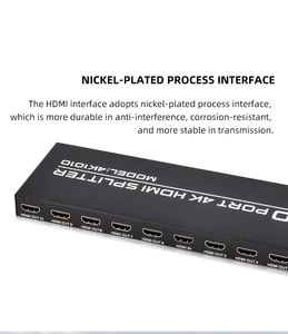 SY 1 en 12 out 4K HDMI divisor duplicador/distribuidor duplicado/Pantalla de espejo, soporte 3D adecuado para exposición, Ver 1,4